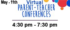 Virtual Parent-Teacher Conferences - (Half-day) - Evening